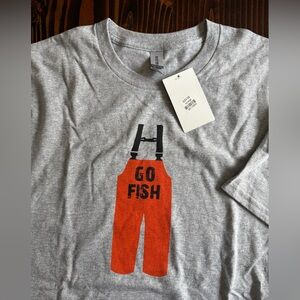 Men’s Gildan Heather Gray Cotton Tee